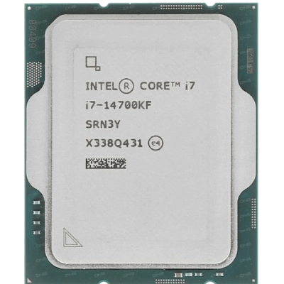 Intel-Core i7 - 14700KF, 3.4 GHz, 33MB, oem, LGA1700, Raptor Lake