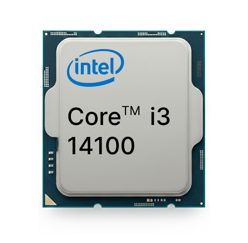 Intel-Core i3 - 14100, 3.5 GHz, 12MB, oem, LGA1700, Raptor Lake