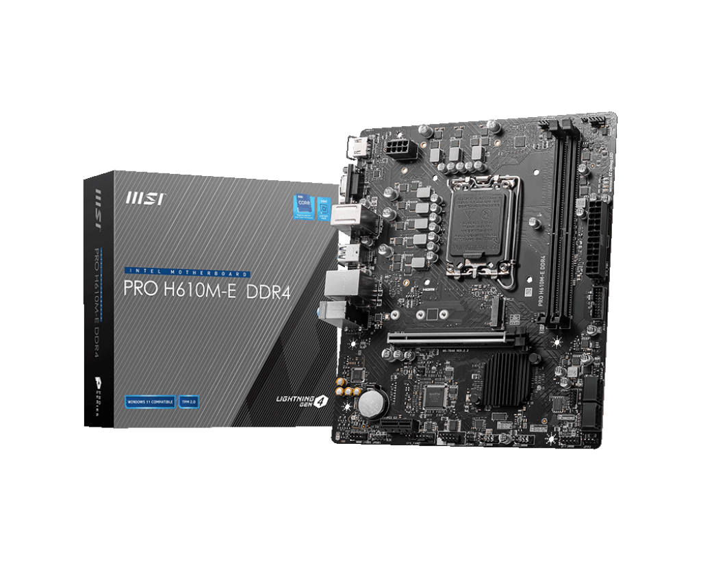 MSI PRO H610M-E DDR4 LGA1700