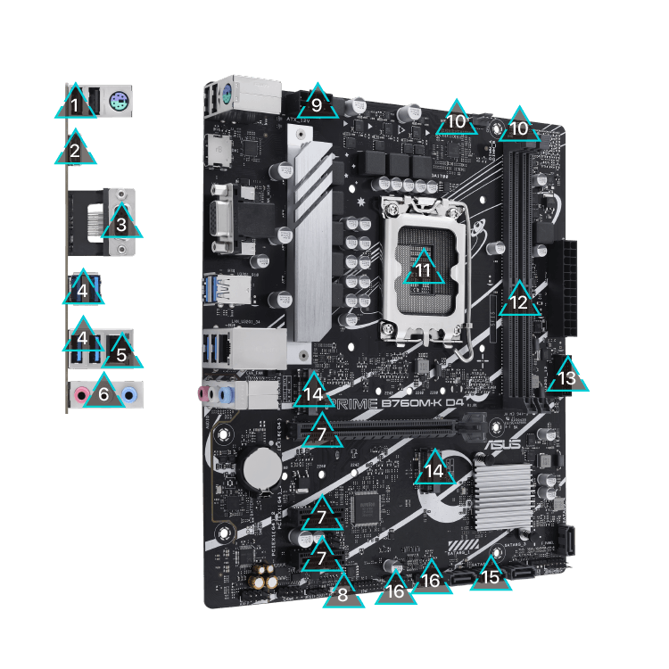 ASUS PRIME B760M-K DDR5