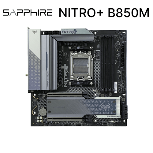 SAPPHIRE NITRO+ B850M WIFI DDR5 – игровая материнская плата с Wi-Fi и DDR5 для максимальной производительности