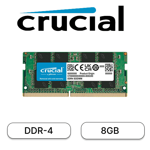Crucial DDR4 8GB 3200Mhz SODIMM