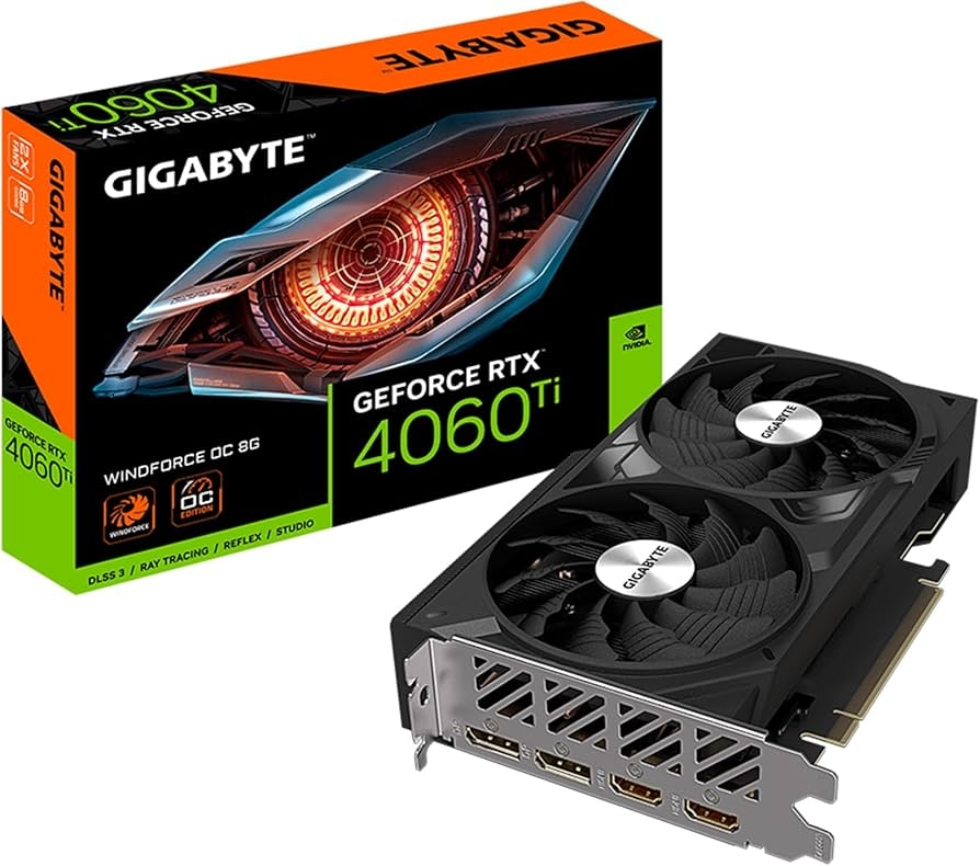 Gigabyte - 8GB GeForce RTX4060Ti WINDFORCE OC