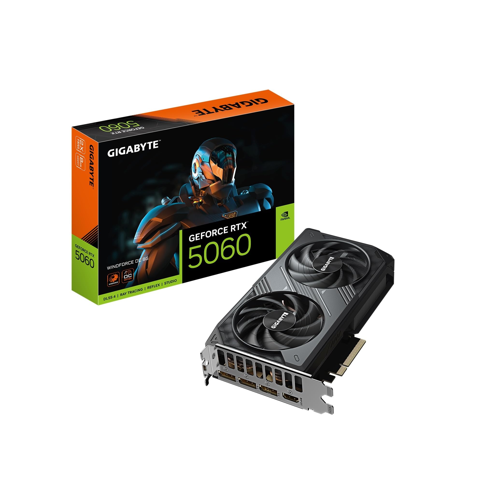 Gigabyte - 8GB GeForce RTX5060 WINDFORCE 128bit