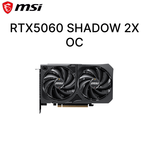 MSI - 8GB GeForce RTX5060 SHADOW 2X OC 128bit