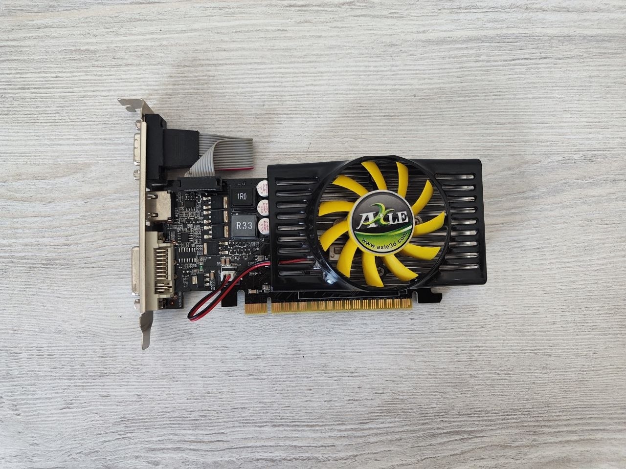 Видеокарта Axle 3D GeForce GT 630 Мощная игровая для ПК с высокой производительностью и потрясающей графикой