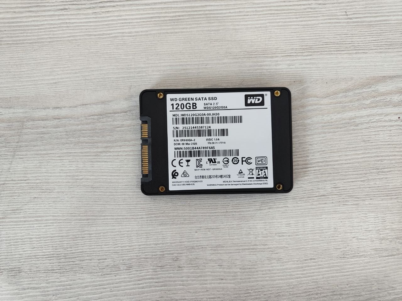 SSD WD GREEN 120gb SATA 2.5