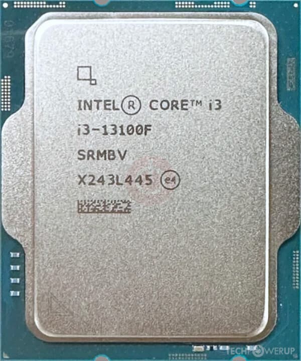 Intel-Core i3 - 13100F, 3.4 GHz, 12MB, oem, LGA1700, Raptor Lake