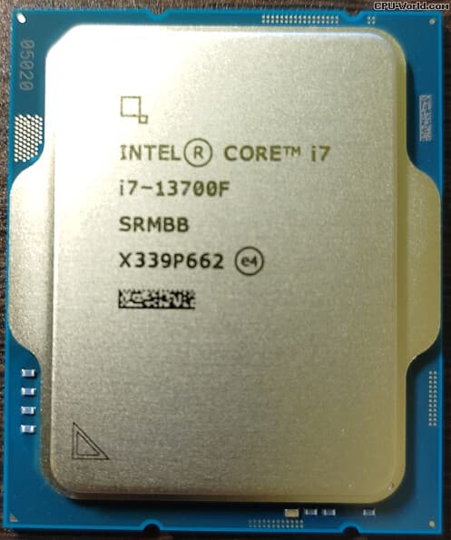 Intel-Core i7 - 13700F, 2.1 GHz, 24MB, oem, LGA1700, Raptor Lake