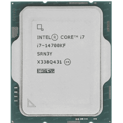 Intel-Core i7 - 14700KF, 3.4 GHz, 33MB, oem, LGA1700, Raptor Lake