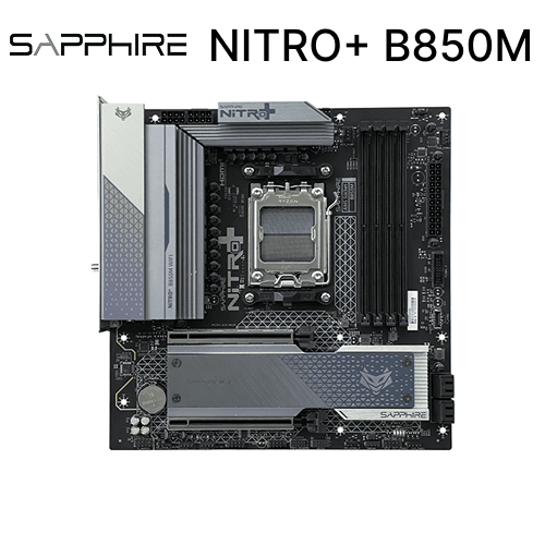 SAPPHIRE NITRO+ B850M WIFI DDR5 – игровая материнская плата с Wi-Fi и DDR5 для максимальной производительности