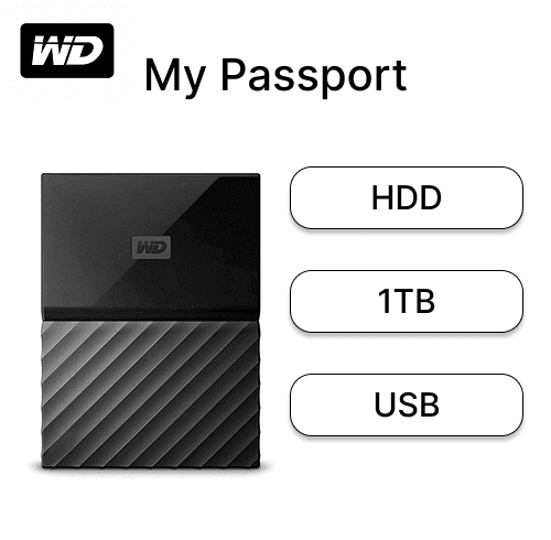 Ext HDD WD 1TB My Passport