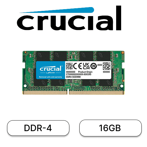 Crucial DDR4 16GB 3200Mhz SODIMM