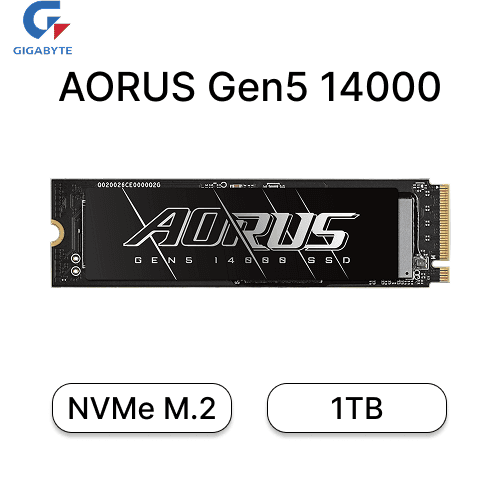 SSD Gigabyte 1000GB AORUS Gen5 14000