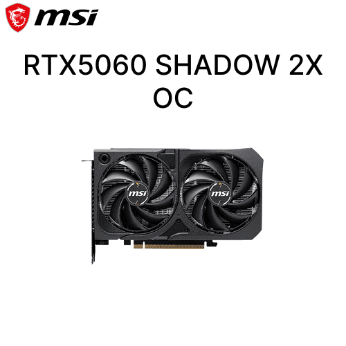 MSI - 8GB GeForce RTX5060 SHADOW 2X OC 128bit