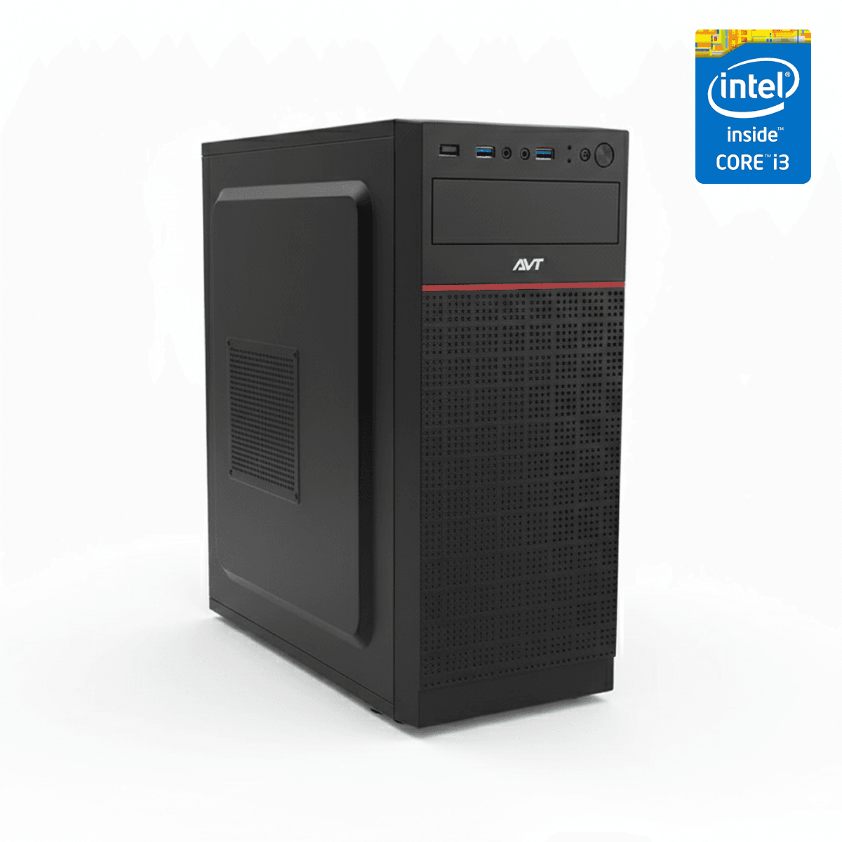 Офисный ПК Intel Core i3-13100 (H610, 8GB DDR4, SSD 256GB + HDD 1TB) - Быстрый и Производительный для Работы