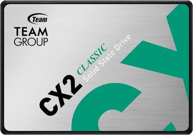 SSD TeamGroup CX2 для ПК/ноутбука: Сверхбыстрый твердотельный накопитель SATA III. Ускорь систему, повысь производительность, надежное хранение данных.