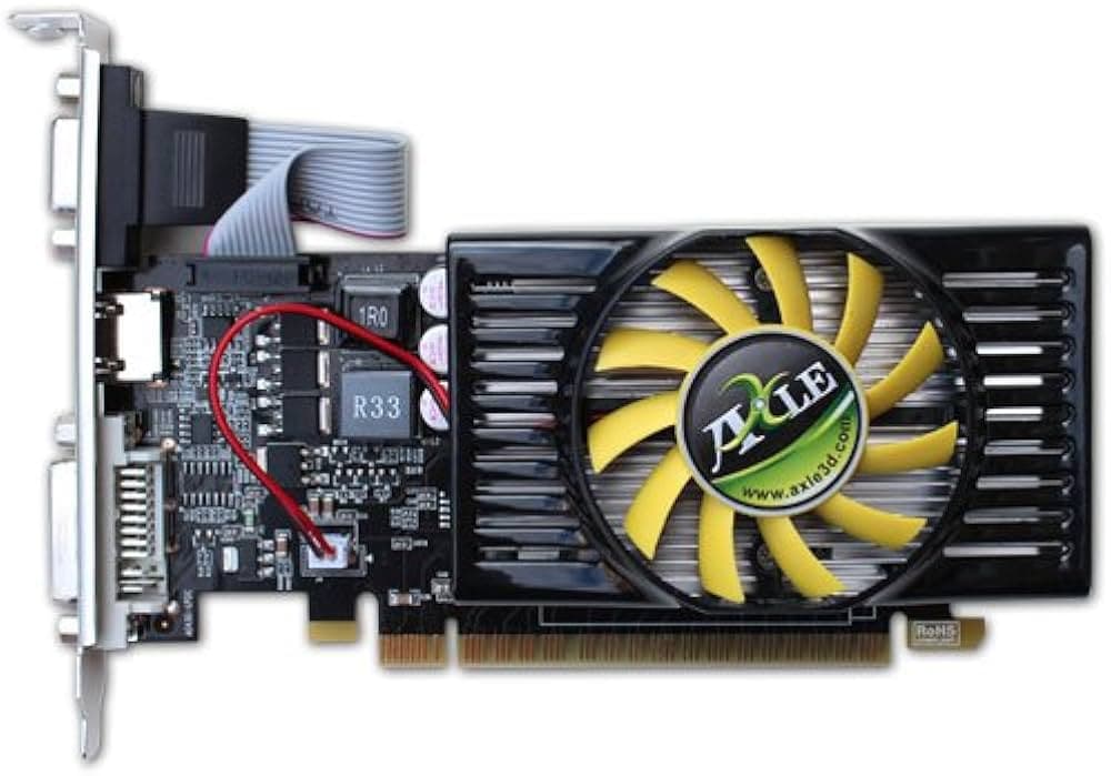 Видеокарта Axle 3D GeForce GT 630 Мощная игровая для ПК с высокой производительностью и потрясающей графикой