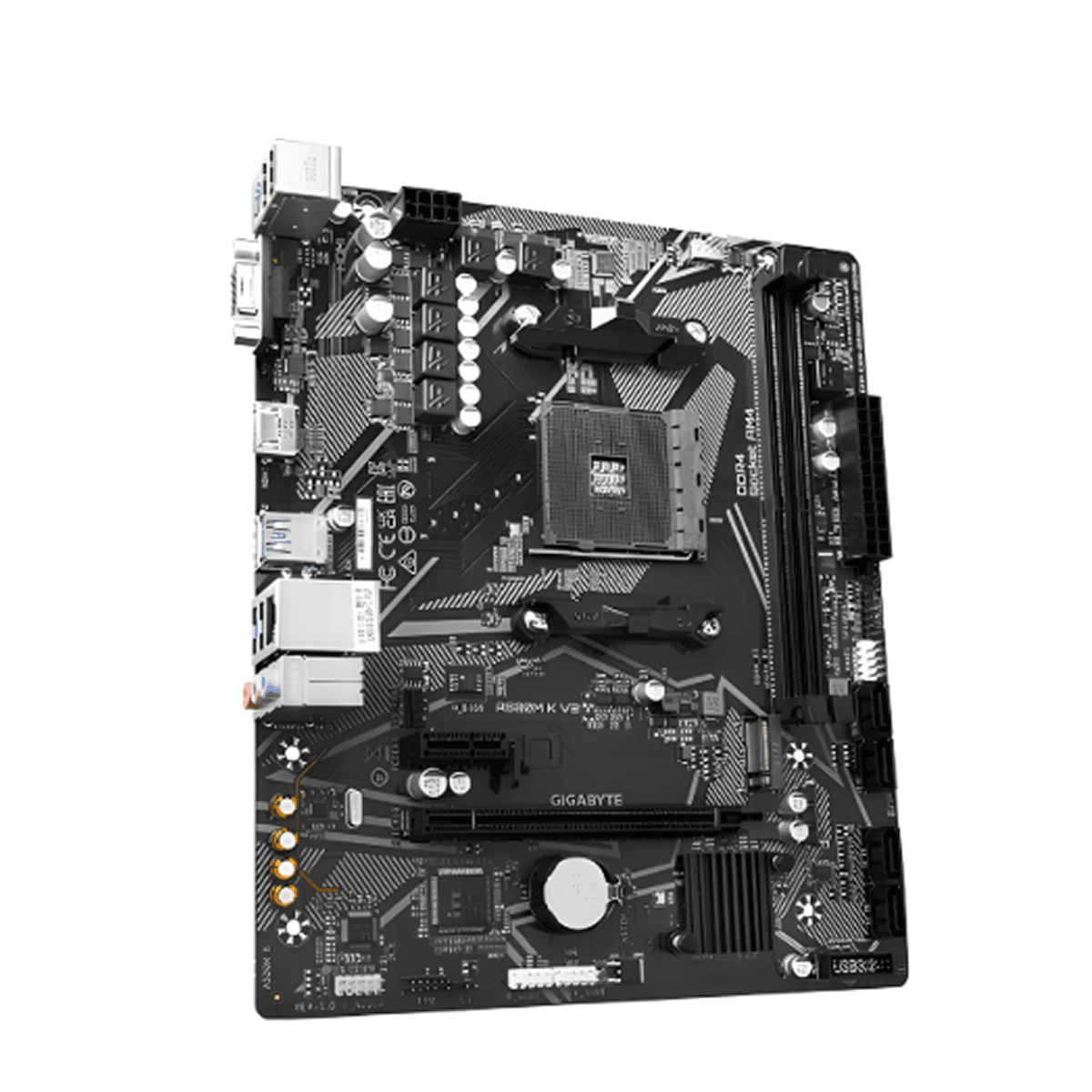 Материнская плата Gigabyte A520M DDR4 AM4 для Ryzen: Надежная база для игрового и рабочего ПК, NVMe M.2