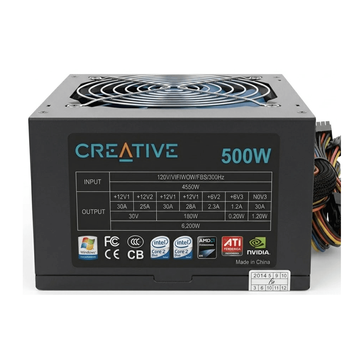 Creative 500W: Инновационный источник мощности. Высокая производительность и надежность.
