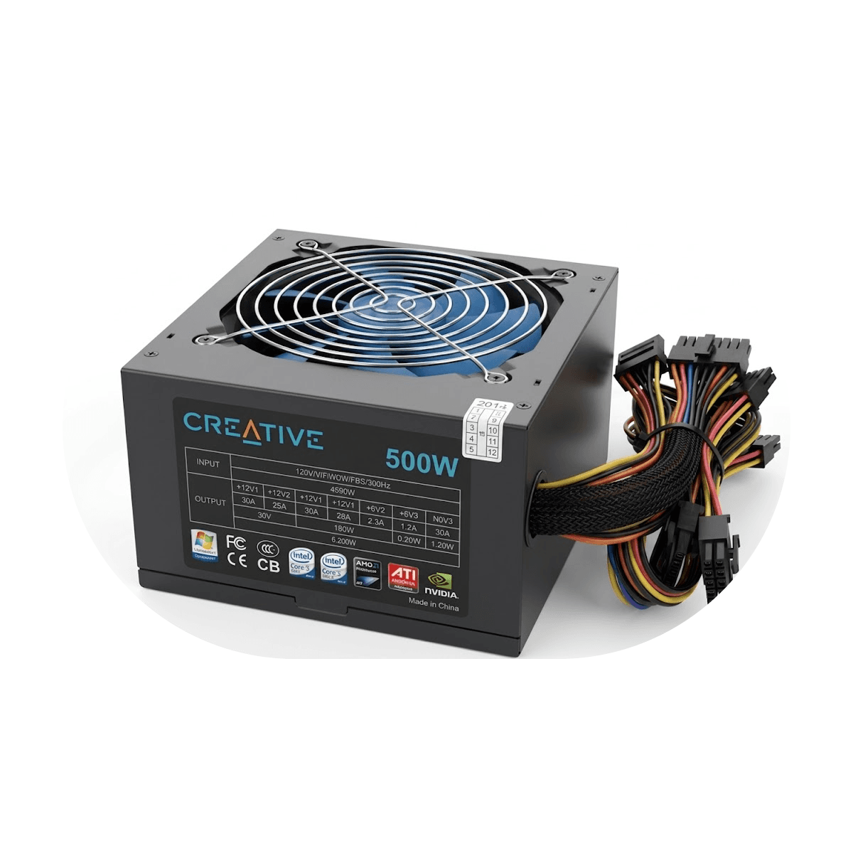 Creative 500W: Инновационный источник мощности. Высокая производительность и надежность.