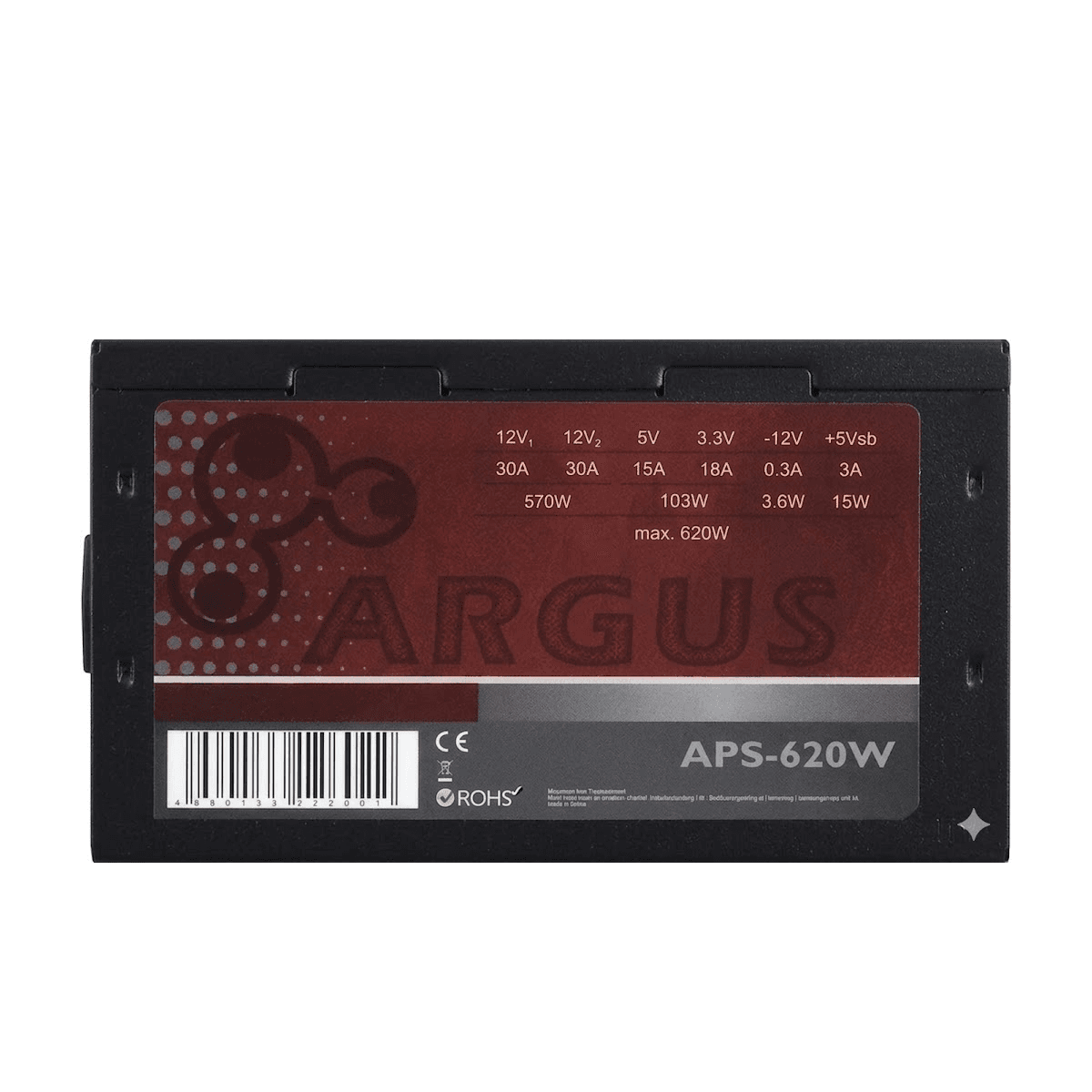 Argus 620W Игровой Блок Питания: Стабильная Мощность для Производительного ПК