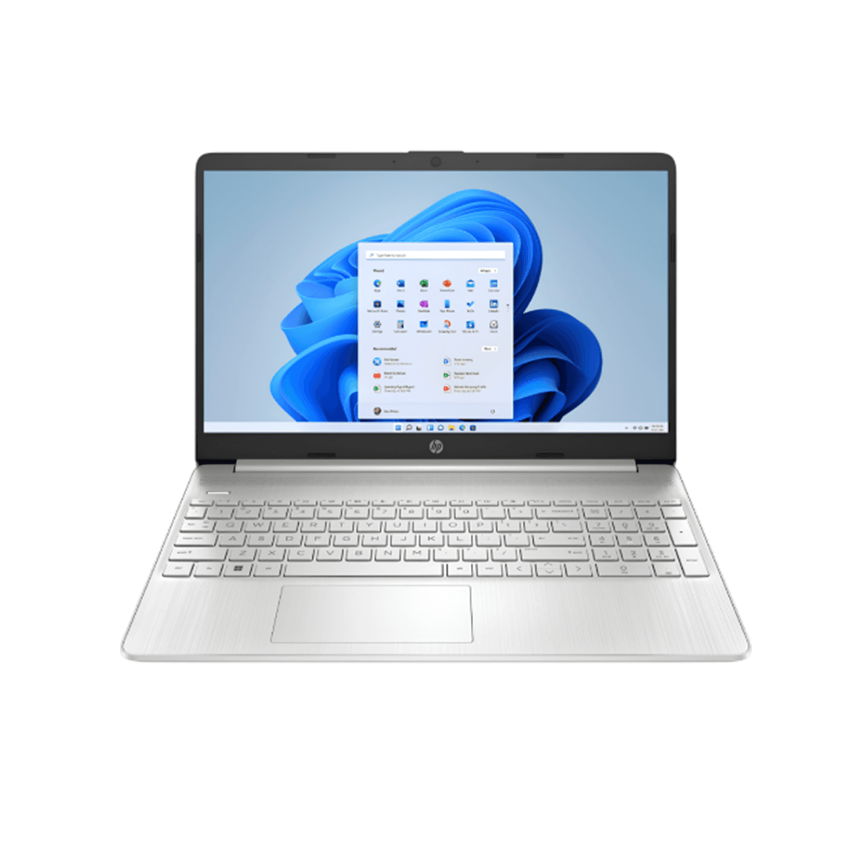 Ноутбук HP 15-fd0230WM Silver. 15.6" FHD Сенсорный экран. Intel Core i3-N305, 8ГБ ОЗУ, 256ГБ SSD. Подсветка клавиатуры (Eng), Windows 11.