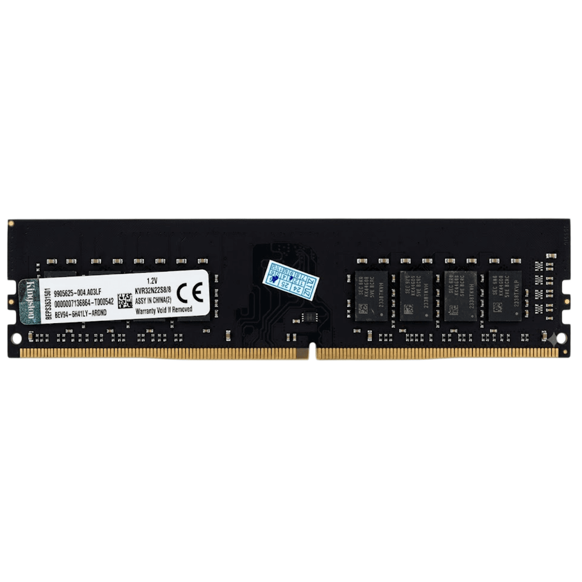 Kingston DDR4 8ГБ 3200МГц – Оперативная память для ПК. Высокая производительность, игры, быстрая работа.