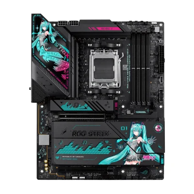 ASUS ROG STRIX X870E-H GAMING WIFI7 HATSUNE MIKU EDITION, AM5, X870E, DDR5, ATX