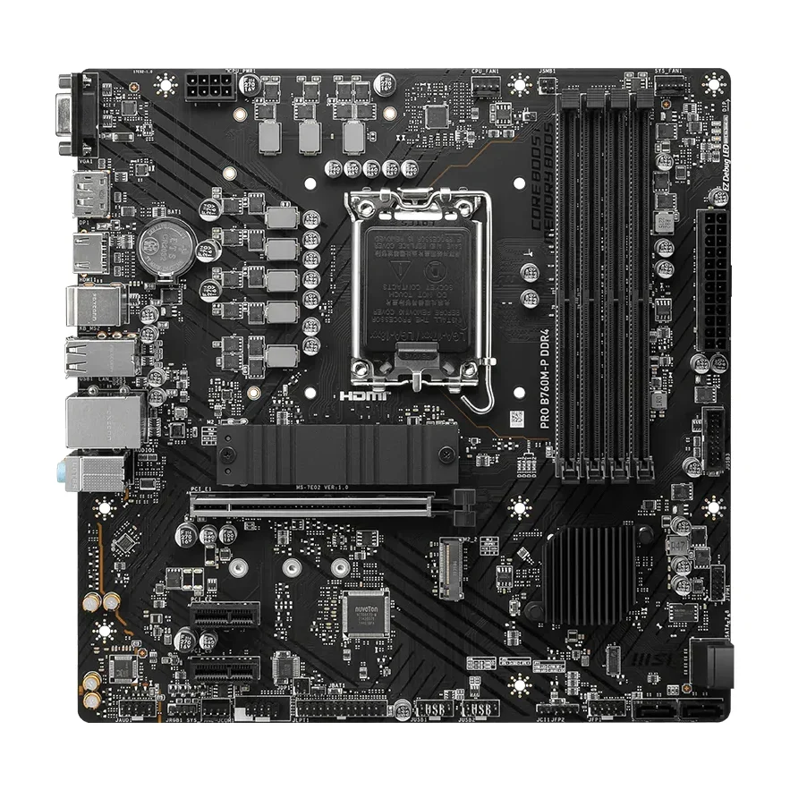 MSI PRO B760M-P, LGA1700, B760, DDR4, Micro-ATX