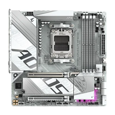 Gigabyte B850M AORUS ELITE WIFI6E ICE, AM5, B850, DDR5, Micro-ATX