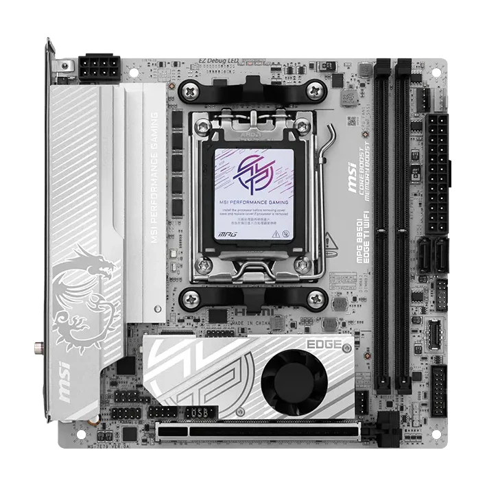 MSI MPG B850I EDGE TI WIFI, AM5, B850, DDR5, Mini-ITX
