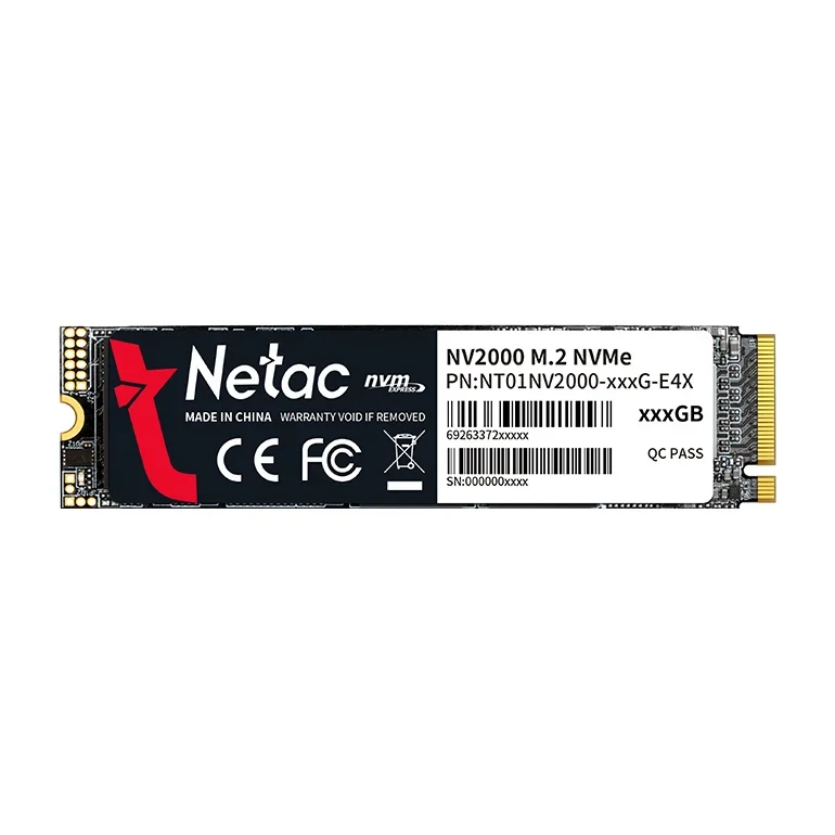 Netac NV2000 256 ГБ, M.2 NVMe, M.2 2280