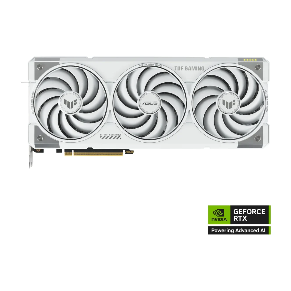 ASUS TUF GAMING WHITE OC 16 ГБ GDDR7, GeForce RTX 5070 Ti