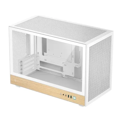DeepCool CH260 Wood, Mini Tower, Micro-ATX, Закалённое стекло