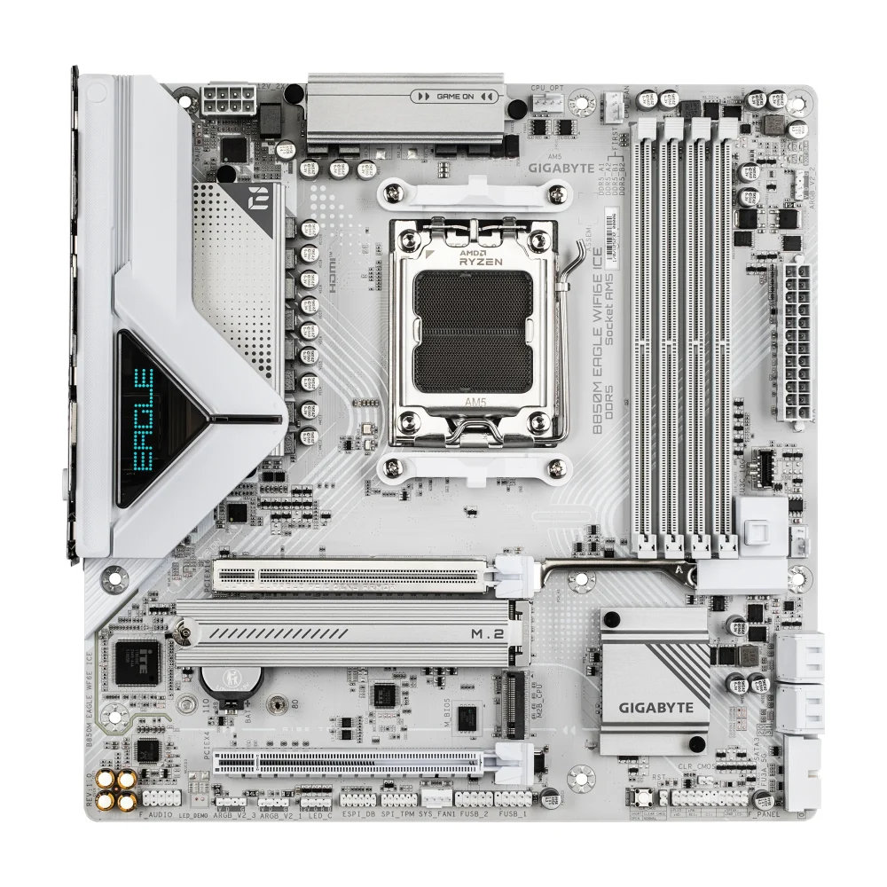 Gigabyte B850M EAGLE WIFI6E ICE, AM5, B850, DDR5, Micro-ATX