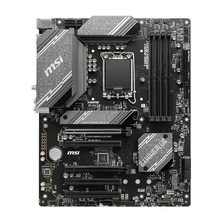 MSI B760 GAMING PLUS WIFI, LGA1700, B760, DDR5, ATX