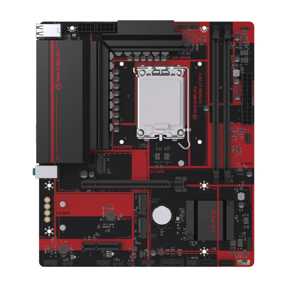 Maxsun B760M I-CAFE, LGA1700, B760, DDR5, Micro-ATX