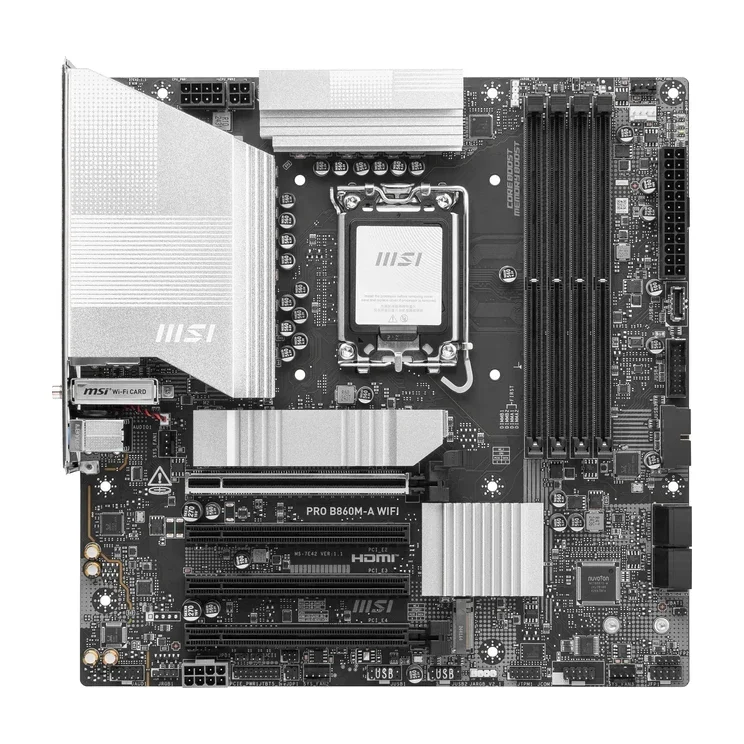 MSI PRO B860M-A WIFI, LGA1851, B860, DDR5, Micro-ATX