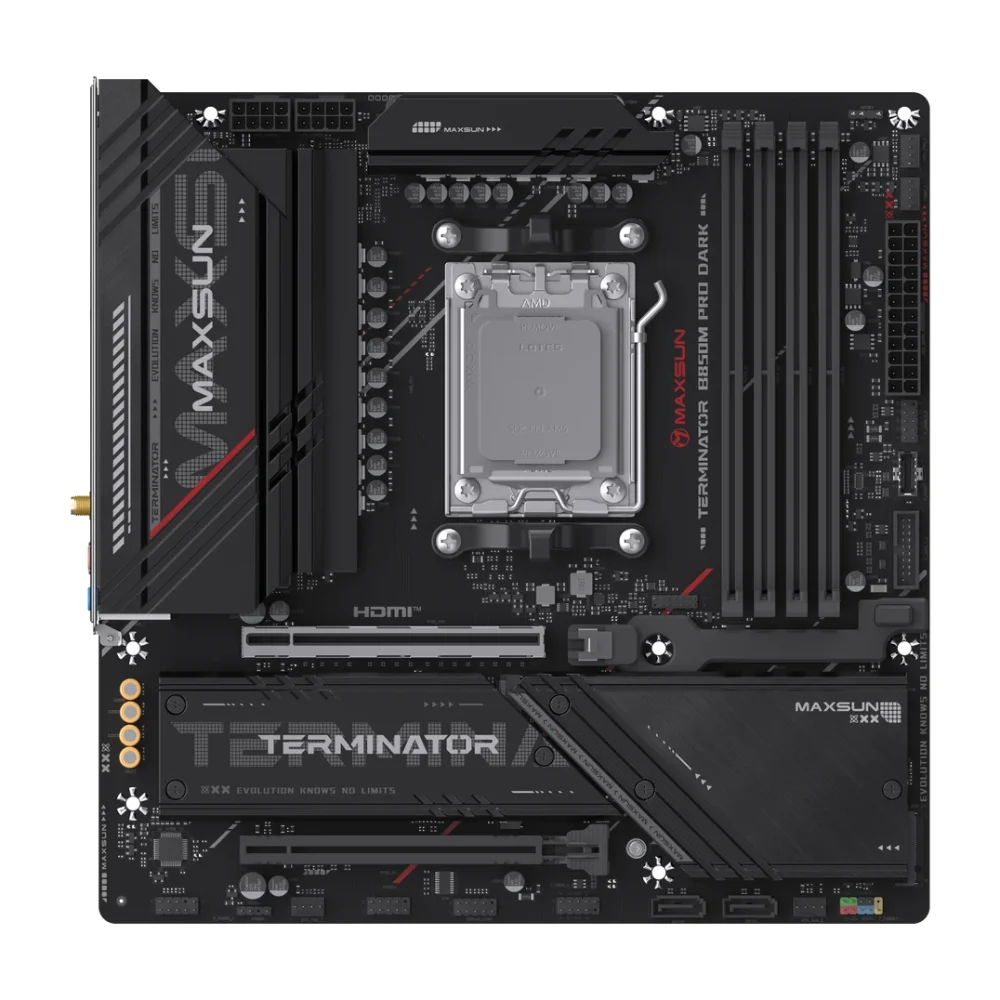 Maxsun Terminator B850M PRO DARK WIFI, AM5, B850, DDR5, Micro-ATX