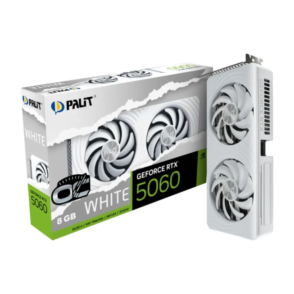 Palit White OC 8 ГБ GDDR7, GeForce RTX 5060