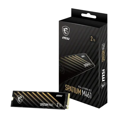 MSI SPATIUM M461 2000 ГБ, M.2 NVMe, M.2 2280