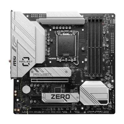 MSI B760M PROJECT ZERO, LGA1700, B760, DDR5, Micro-ATX