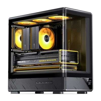 Jonsbo D200, Mini Tower, Micro-ATX, Панорамное стекло