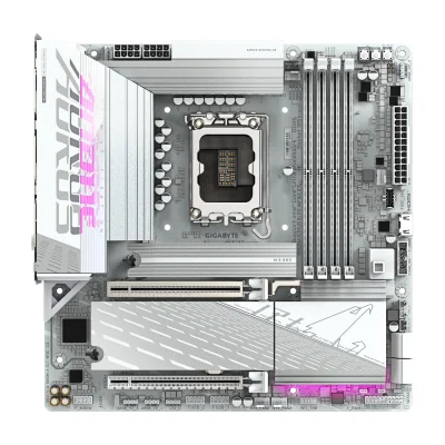 Gigabyte B860M AORUS ELITE WIFI6E ICE, LGA1851, B860, DDR5, Micro-ATX