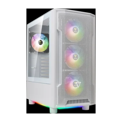 Gamdias ATHENA M6 LITE, Mid Tower, ATX, Закалённое стекло