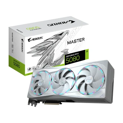 GIGABYTE AORUS MASTER ICE 16 ГБ GDDR7, GeForce RTX 5080