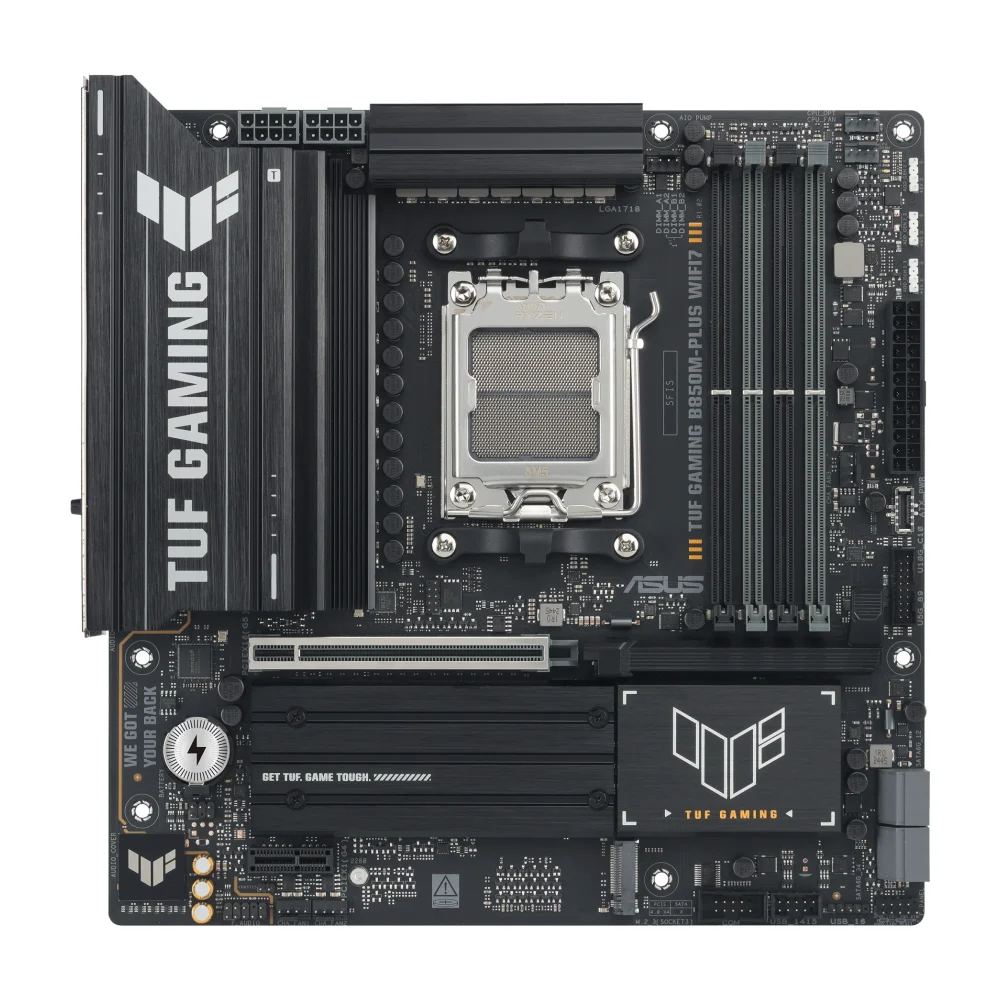 ASUS TUF GAMING B850M-PLUS WIFI7, AM5, B850, DDR5, Micro-ATX