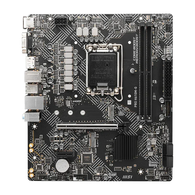 MSI PRO H610M-G, LGA1700, H610, DDR5, Micro-ATX