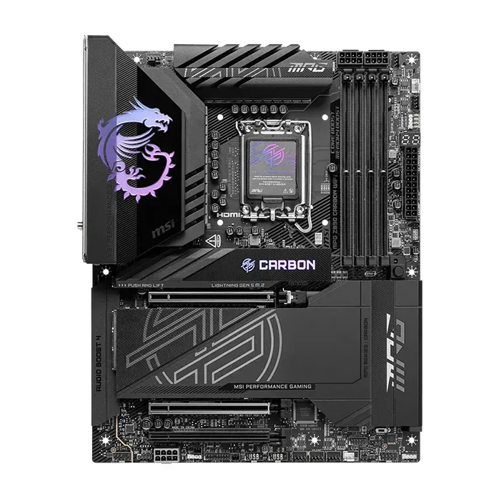 MSI MPG Z890 CARBON WIFI, LGA1851, Z890, DDR5, ATX